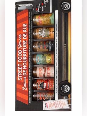 Street Food Sauce Gift Set BBQ Hot Sauce Variety Pack